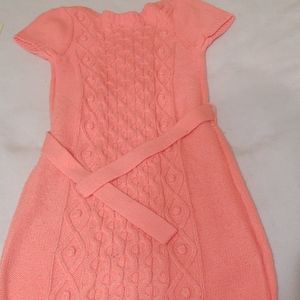 Crazy eight kids neon pink dress